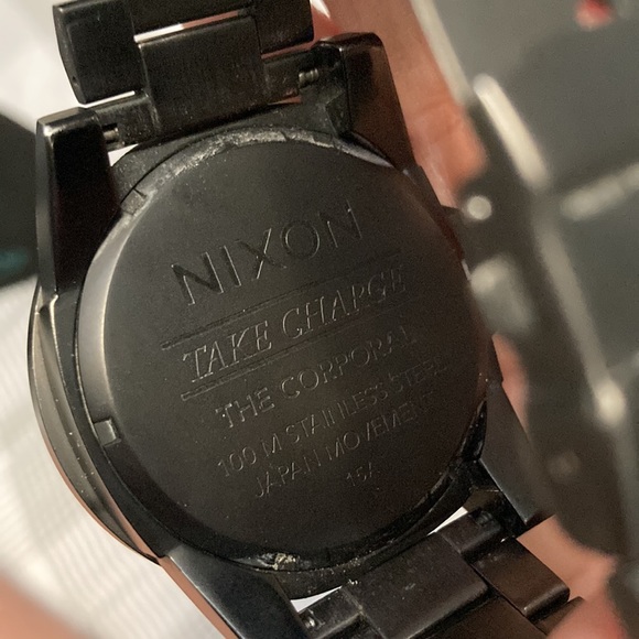 Nixon corporal stainless steel matte black watch - Picture 3 of 4